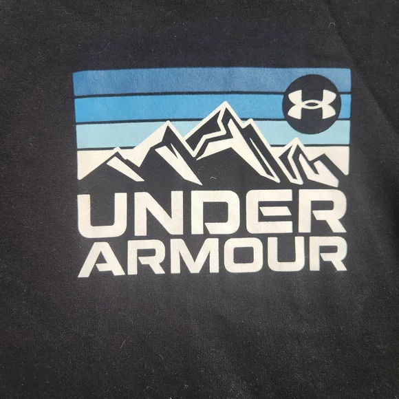 Under Armour Black Hoodie, Youth Large - Picture 2 of 4